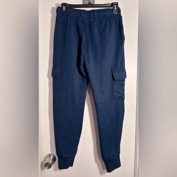 NWT Monrow Super Soft Cargo Joggers in Navy XS - Picture 4 of 11